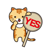 Loose, unrestrained, heartwarming cats sticker #4209046