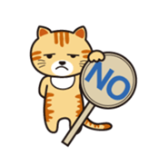 Loose, unrestrained, heartwarming cats sticker #4209047