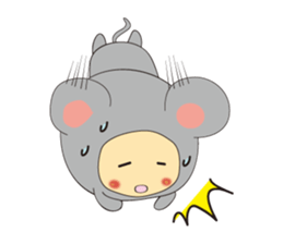 costume kids reaction sticker #4209705