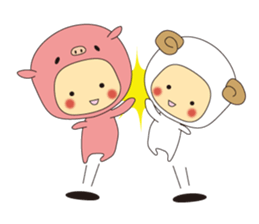 costume kids reaction sticker #4209709