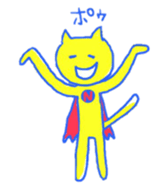 Naughty Super Cat / Cat the Thief sticker #4209745