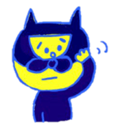 Naughty Super Cat / Cat the Thief sticker #4209747