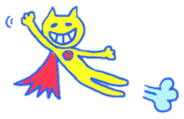 Naughty Super Cat / Cat the Thief sticker #4209760