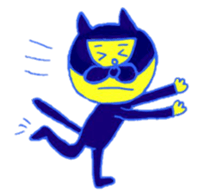 Naughty Super Cat / Cat the Thief sticker #4209762