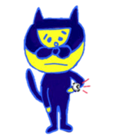 Naughty Super Cat / Cat the Thief sticker #4209766