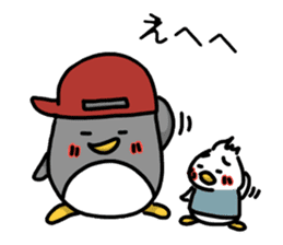 Pen-pen and Pea-kun sticker #4210154