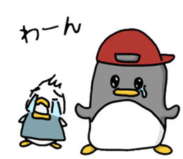 Pen-pen and Pea-kun sticker #4210156