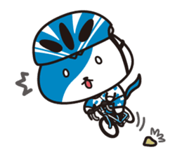 WAVENYAN -life with road bike sticker #4210300