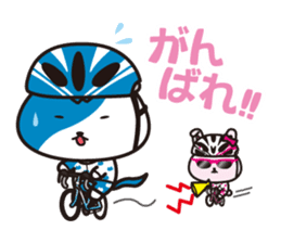 WAVENYAN -life with road bike sticker #4210303