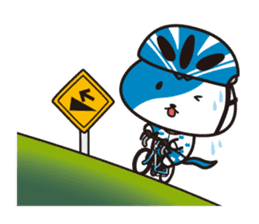 WAVENYAN -life with road bike sticker #4210311