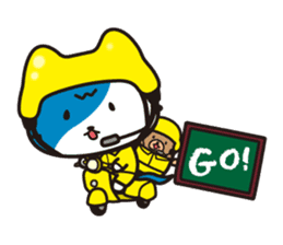 WAVENYAN -life with road bike sticker #4210315