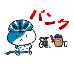 WAVENYAN -life with road bike sticker #4210318