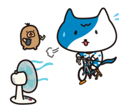 WAVENYAN -life with road bike sticker #4210326