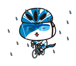 WAVENYAN -life with road bike sticker #4210329