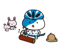 WAVENYAN -life with road bike sticker #4210330