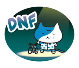 WAVENYAN -life with road bike sticker #4210333