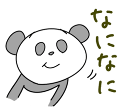 Good listener pandas sticker #4210616