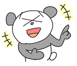 Good listener pandas sticker #4210621