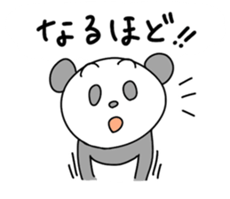 Good listener pandas sticker #4210630