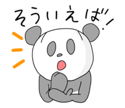 Good listener pandas sticker #4210643