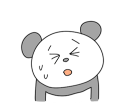 Good listener pandas sticker #4210651