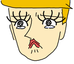 The guys with long eyelashes sticker #4210967