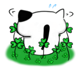 The cat which causes blessings sticker #4211038