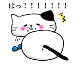 The cat which causes blessings sticker #4211050