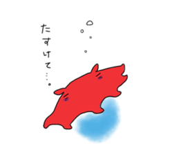 Opisthoteuthis californiana 2 sticker #4211854