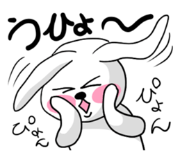 Contact carefree days of white rabbit sticker #4211891