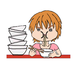 Daily Sawako sticker #4212015