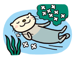 Goodnight Sea Otter sticker #4212018