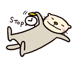 Goodnight Sea Otter sticker #4212023