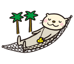 Goodnight Sea Otter sticker #4212045