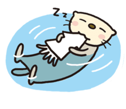 Goodnight Sea Otter sticker #4212055