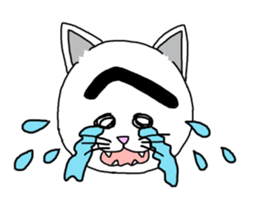 Troubled Face Like Cat sticker #4213281