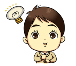 The Finger Sucking boy sticker #4213345