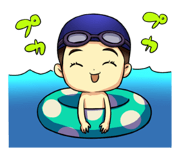 The Finger Sucking boy sticker #4213365