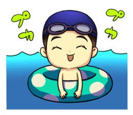 The Finger Sucking boy sticker #4213365