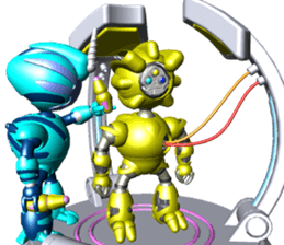 Space observer - part9 sticker #4213581