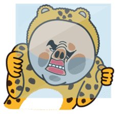 Mr.Bear and Cheetah sticker #4214439