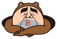 Mr.Bear and Cheetah sticker #4214459