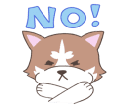 Siberian husky&White cat sticker #4214785