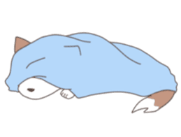 Siberian husky&White cat sticker #4214823