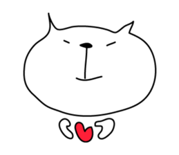 Loose White Kitty sticker #4215306