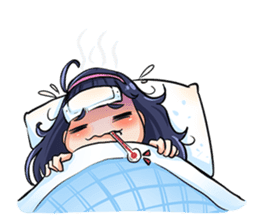 School Cute Girl : Violet sticker #4215449