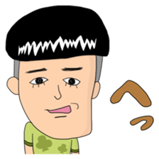 People with bobbed hair sticker #4215718