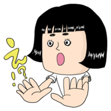 People with bobbed hair sticker #4215730