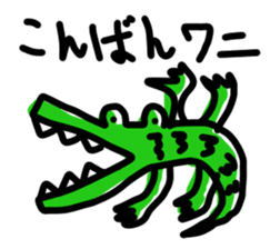 Calyx River puns animal sticker sticker #4215945