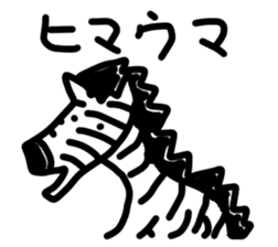 Calyx River puns animal sticker sticker #4215960